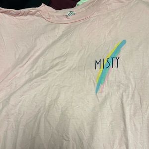 Brand new misty promo vintage tee